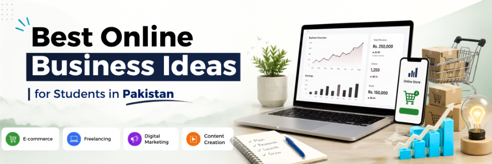 Best Online Business Ideas for Students in Pakistan